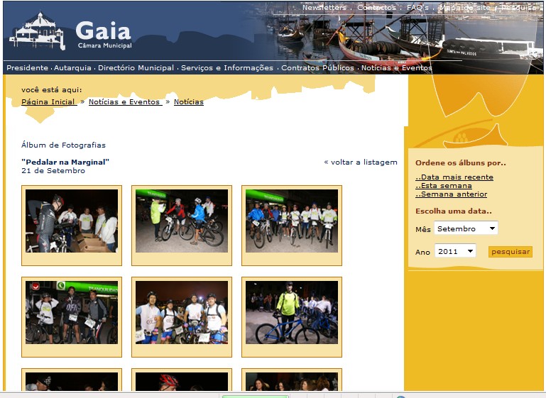 Pedalar pela Marginal - 21-09-2011