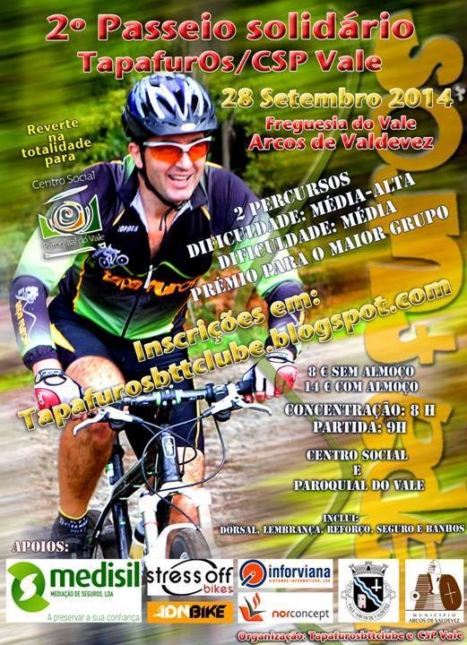 2014-09-28 - 2º Passeio Solidário TapaFurOs - CSP Vale - Arcos de Valdevez