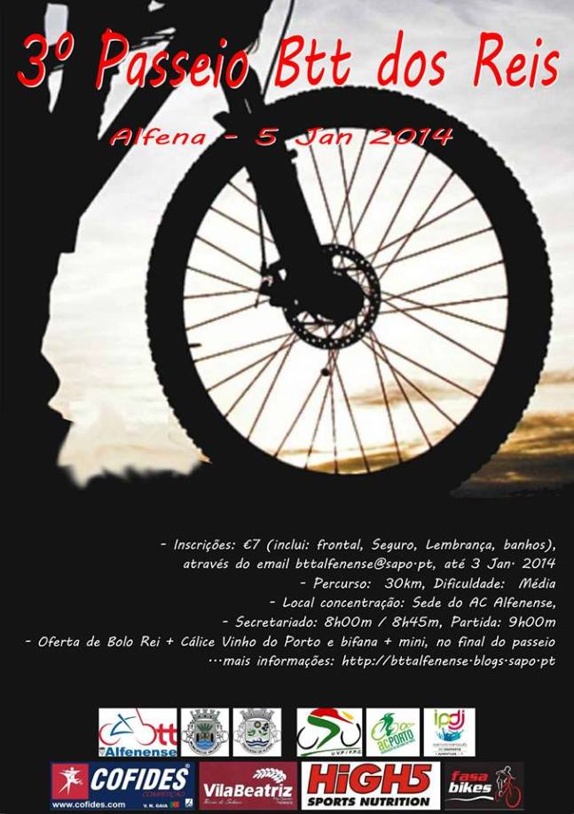 2013-01-05 - 3º Passeio dos Reis - BTT Alfenense - Alfena - Valongo