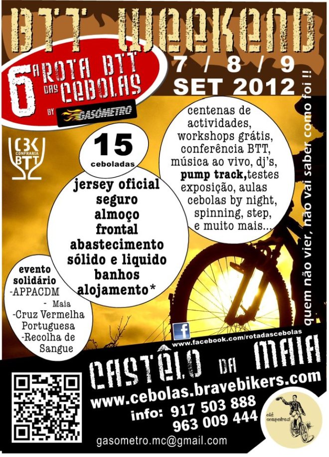 6.ª Rota BTT das Cebolas - Câstelo da Maia
