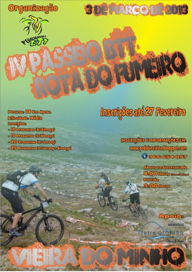 2013-03-03 - IV Passeio BTT Rota do Fumeiro - Vieira do Minho