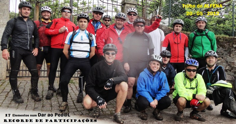 algures em Alfena, a foto do maior grupo a Dar ao Ped@L