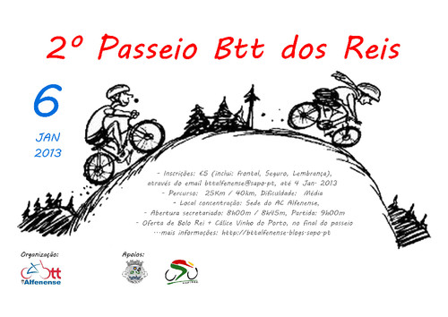 2013-01-06 - 2º Passeio BTT dos Reis - Alfena - Valongo