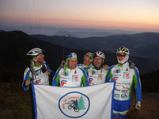 Um grupo de amigos a divertirem-se!